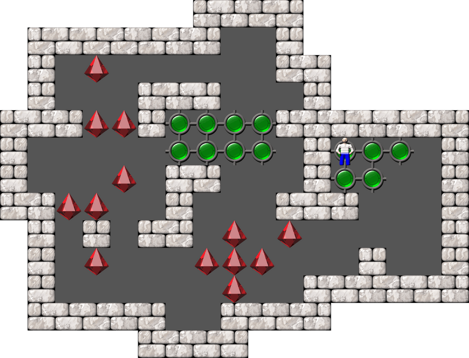 Sokoban Magic Pearls level 79